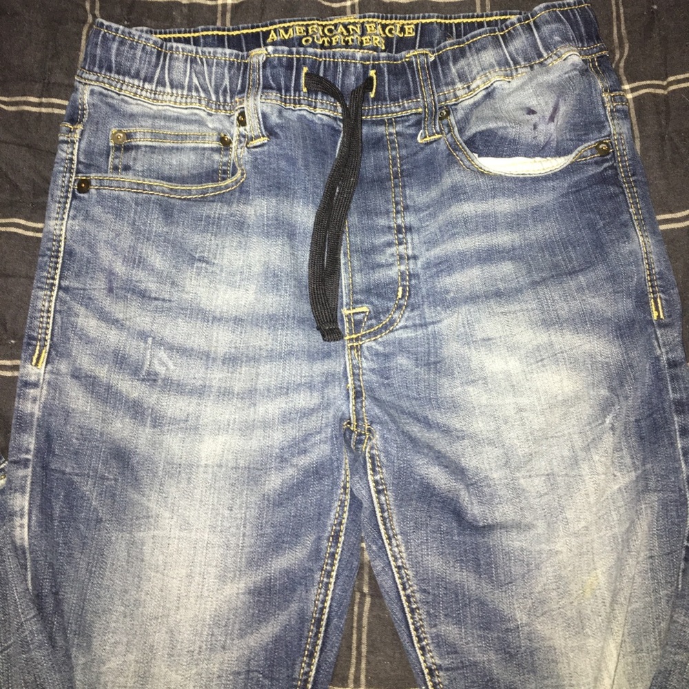 American eagle jean joggers